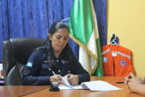 La gobernadora firmo el convenio para la ejecución de la obra.