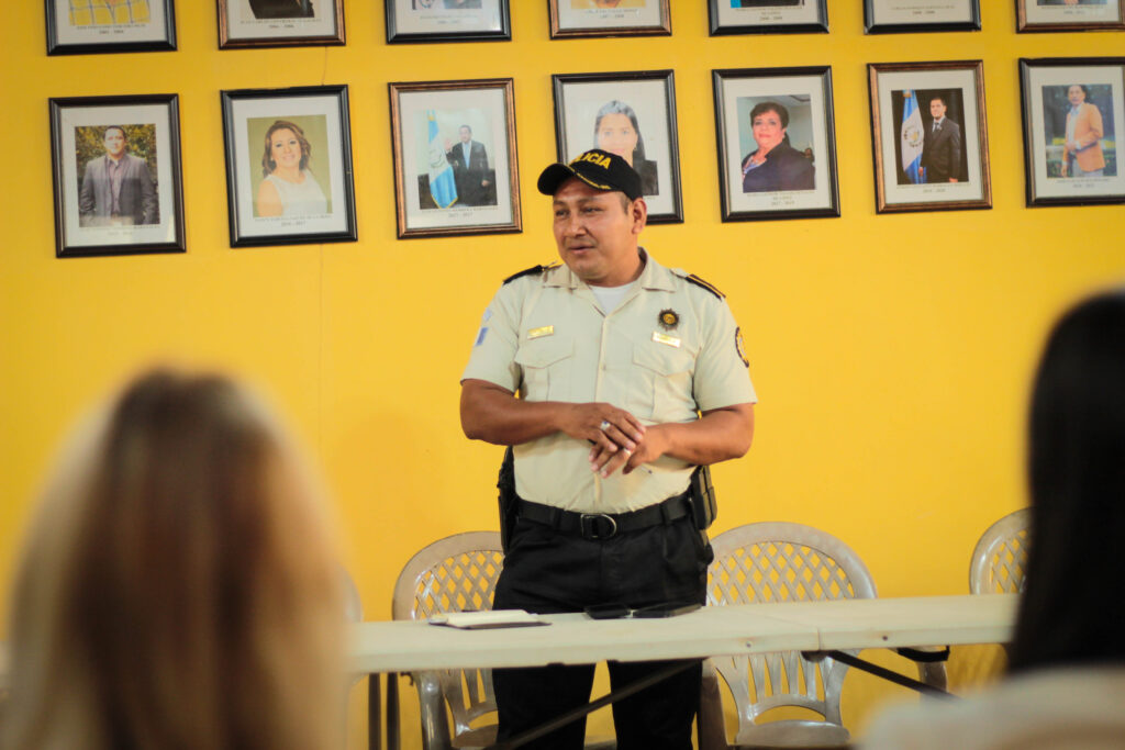 Prevención del delito de PNC participó en la reunión en Gobernación Departamental