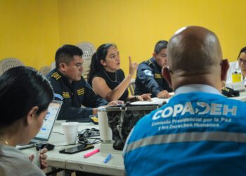 La Gobernadora Enriquez presidio el Gabinete Departamental de Seguridad de Suchitepéquez