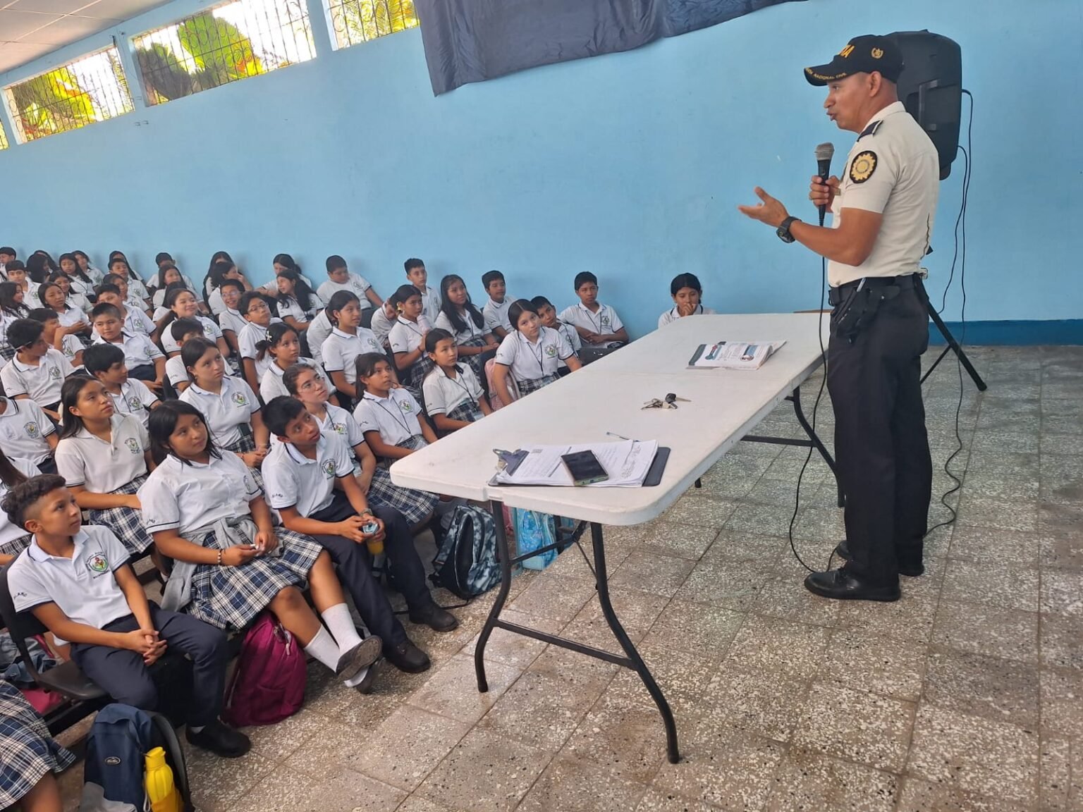 PNC refuerza la prevención del delito en Mazatenango