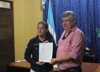 Firma de acuerdo en la Gobernación de Suchitepéquez