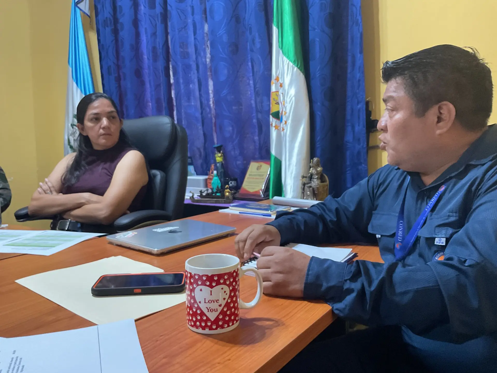 Reunión de seguimiento para fortalecer las acciones de prevención de incendios forestales y recuperación del Volcán Pecul