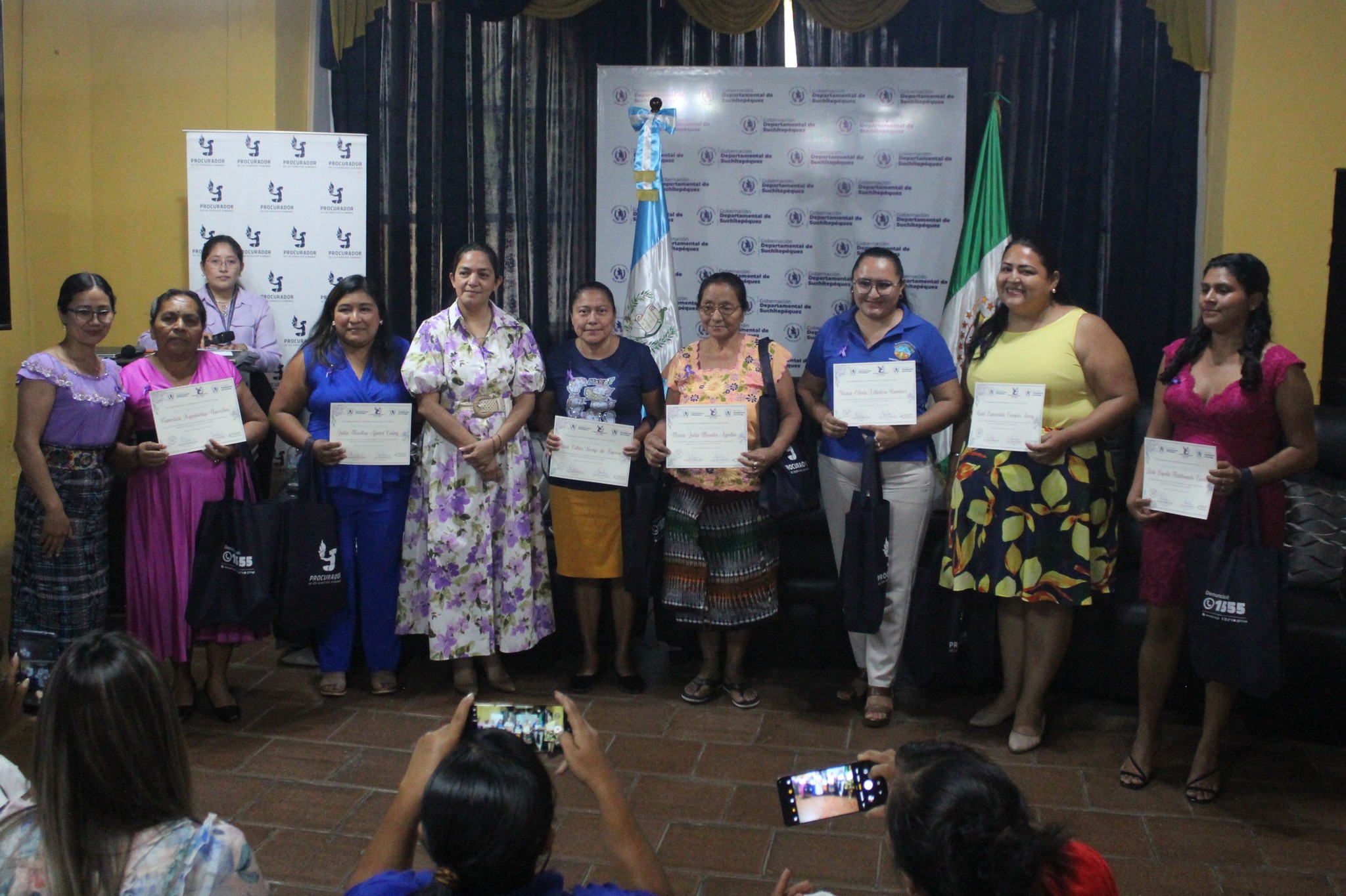 Conmemoración del Día Internacional de la Mujer reúne a lideresas del departamento en la Gobernación de Suchitepéquez